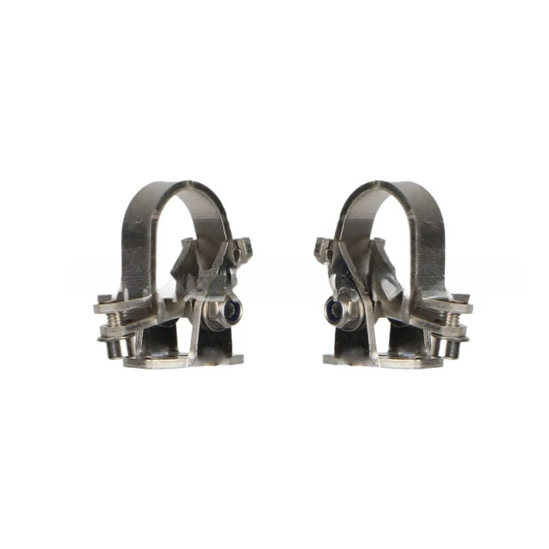 Stainless Steel Tube Clamp Spotlight Fog Light Bracket, Auxiliary Lamp Mount Holder for Adventure Motorcycle Crash Bar