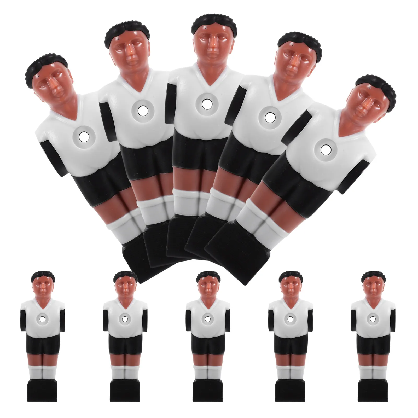 

10Pcs Foosball Table Accessory Replaceable Adorable Wear-Resistant Soccer Players Foosball Supply Table Football
