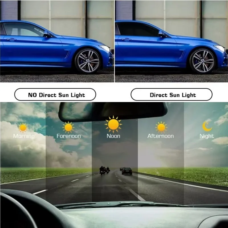 50x1/2/3m Solar UV Protection Window Tint Film Heat UV Block Sun Shade Car Foils Black VLT 7%-78% Glass Sticker Windshield