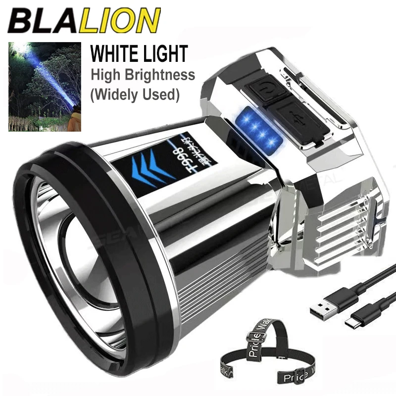 

BLALION Super Bright LED Rechargeable High Power Headlights High Brightness Emergency Charging Outdoor Lanterns Head Flashlight