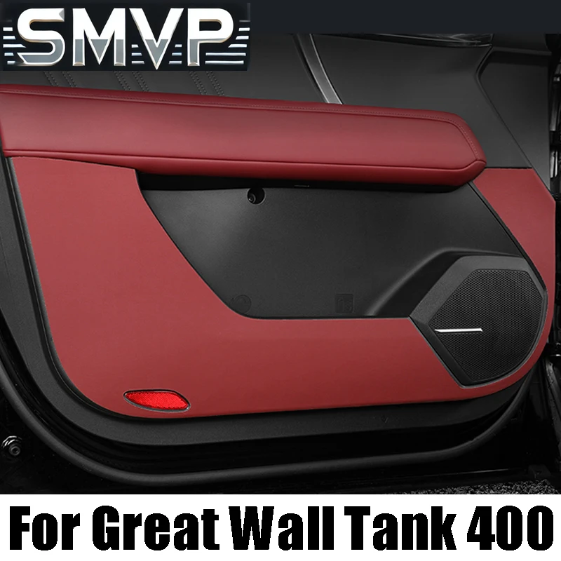 

Fit For Great Wall GWM Tank 400 2024 2023 Car Leather Door Anti Kick Pad Protection Side Edge Film Protector Stickers Accessorie