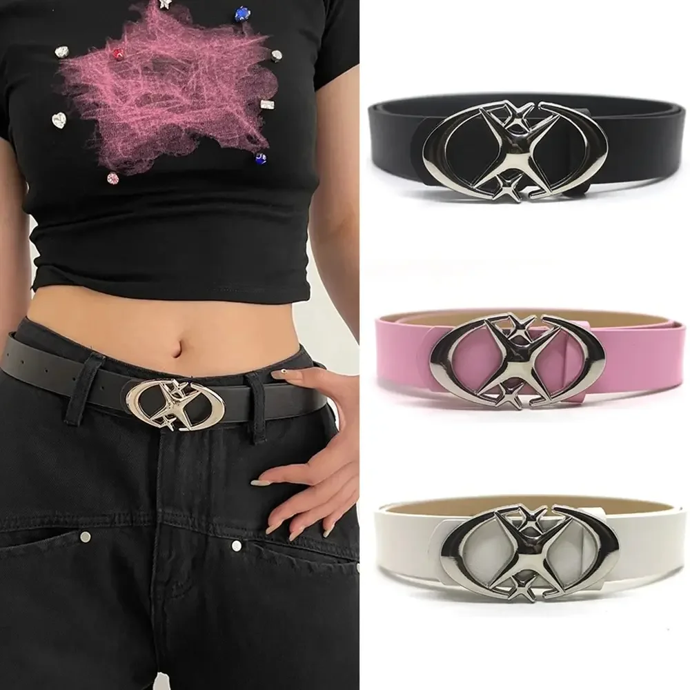 Dopamine Belt for Women 2024 New Summer Y2K Millennium Spicy Girl Pink Belt Versatile and Minimalist Instagram Fashion