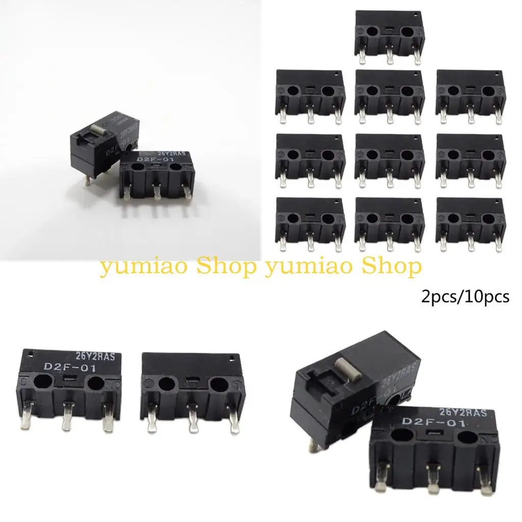 

587b 2/10pcs Оригинальный мышиный микроэлемент D2F-01 Япония.