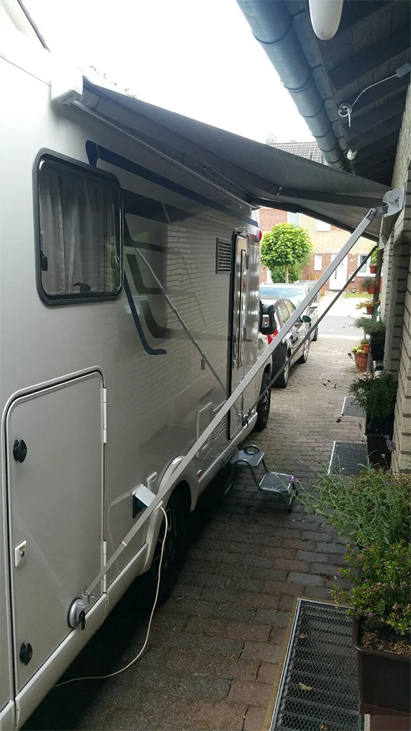 1 مجموعة العالمي RV المظلة شفط كأس قوس عدة البلاستيك الأبيض ل Thule Omnistor متنقل قافلة شاحنة التخييم RV اكسسوارات