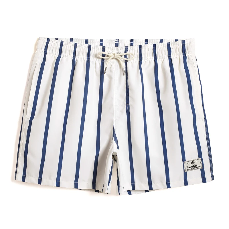 New Style  Men Stripe Shorts Quick Drying Baggy Male Summer Shorts Men  Fashion Beach Shorts Men Board Shorts   GMA2634