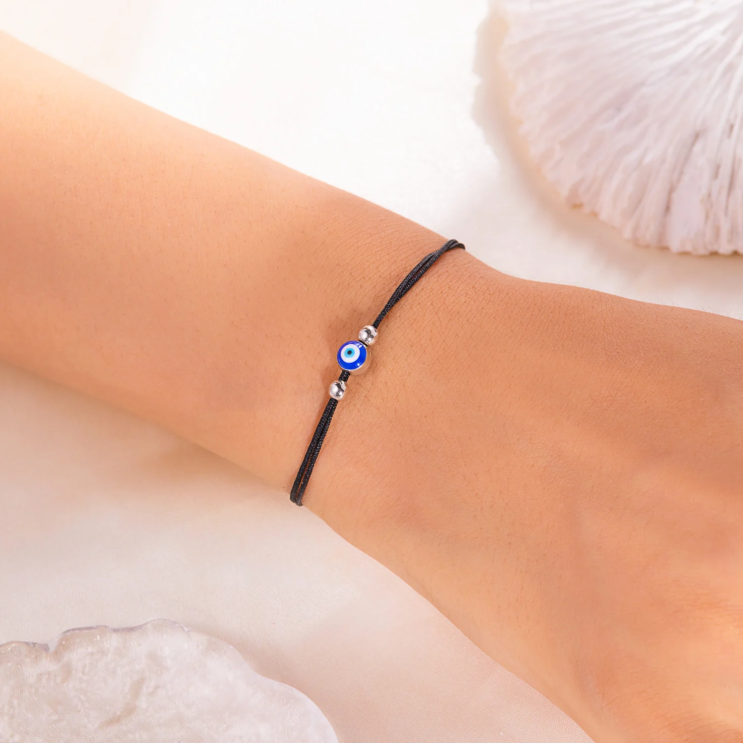 Neues Design 10 Stil Glück rotes Seil blau bösen Blick Armbänder für Frauen handgemachte geflochtene Paar Armbänder Amulett Freundschaft Schmuck – Detail 3