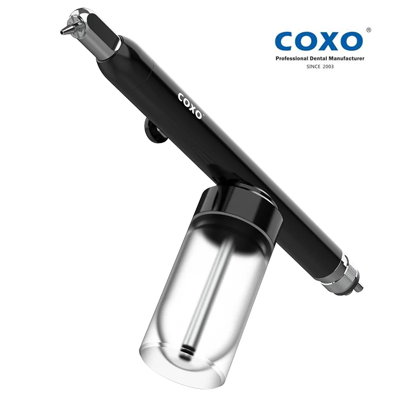 

COXO CA-1Dental Aluminum Oxide Microblaster Air Polisher Dental Abrasive Sandblasting Machine Air Abrasion System with Spray