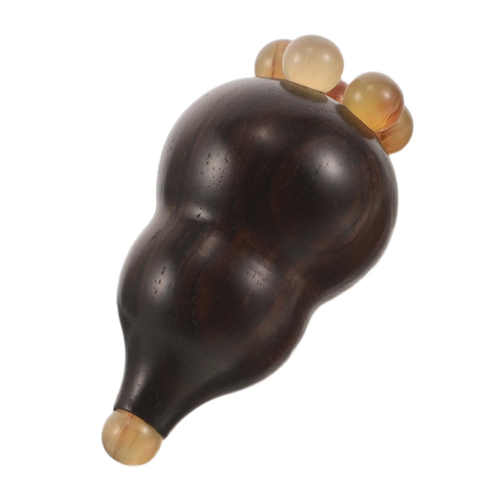 Sandalwood Eye Massager Handheld Wood Facial Massage Tool Small Gourd Shape Portable Relax Eye Care Massaging Tool Reduce