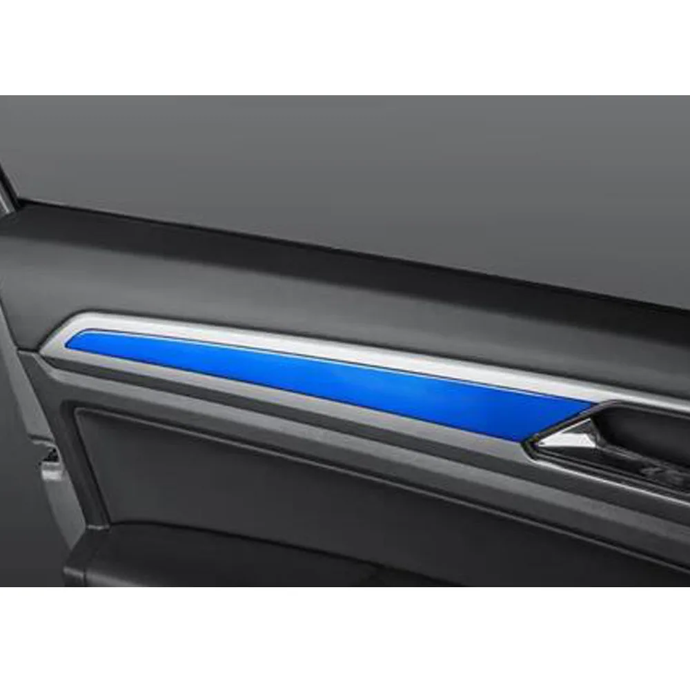 For VW Volkswagen Teramont Atlas 2017 2018 2019 2020 Car Inner Door Trim Strip Cover Decoration Armrest Interior Accessories