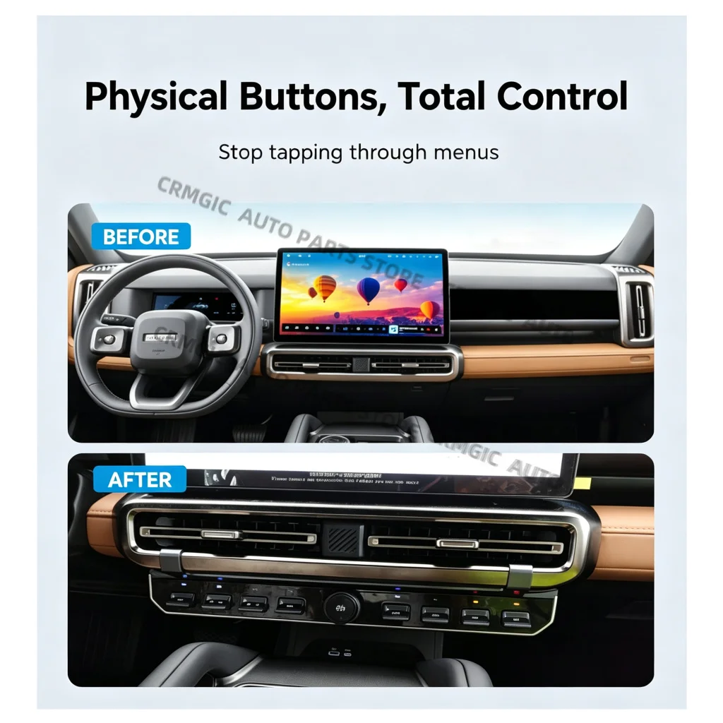 For Chery Icar 03 Jaecoo J6 Center Console Physical Button Retrofit Kit Physical Button 2026 Hot Selling Accessories