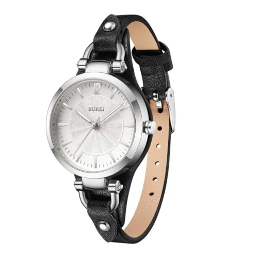 

Women Watches Simple Leather Strap Watch Analog Quartz Watches Small Thin Ladies Watch Bracelet Band Wristwatch, Mothers Day Gi