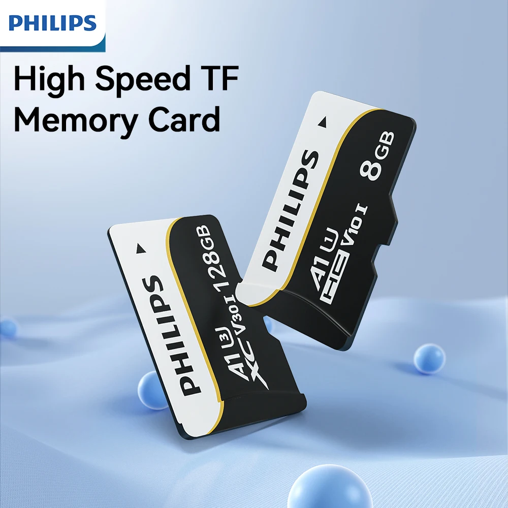

Карта Micro TF PHILIPS 128 ГБ, карта флэш-памяти microSDXC UHS-I 130 МБ/с, C10, U3, A1, V30, Full HD, 4K UHD, высокоскоростная SD-карта