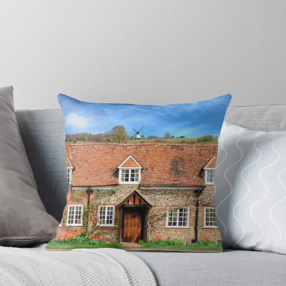 

Turville - A Much Used Film Location - 3 Throw Pillow Pillow Cases Decorative Decorative pillowcase Christmas Covers pillow