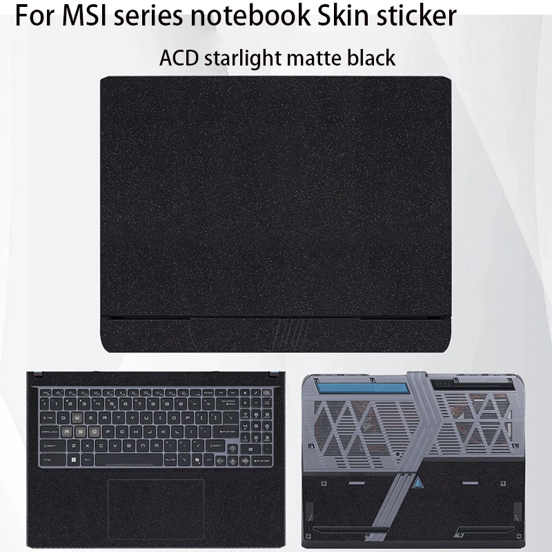 

For MSI Crosshair 17HX D14VF body film A17 HX D8WFKG Laptop skin sticker Sword 17HX B14VEKG computer shell protective film vinyl