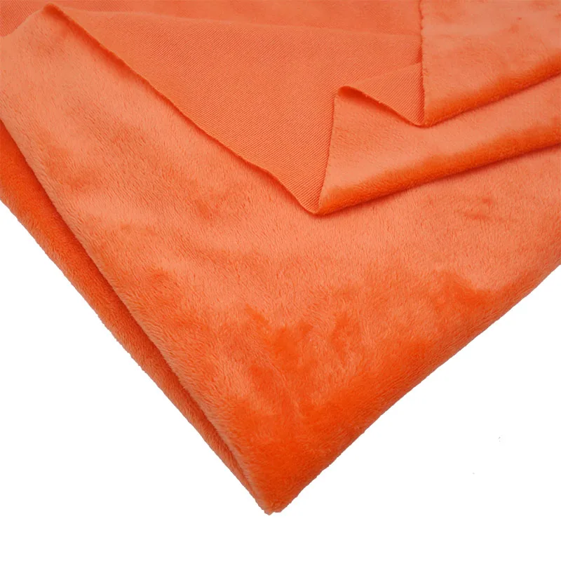 Super Weiche Plüsch Stoff Puppe Minky Stoff Für Nähen Diy Handgemachte Hause Textil Tuch Für Spielzeug Plüsch Stoff Patchwork Einfarbig