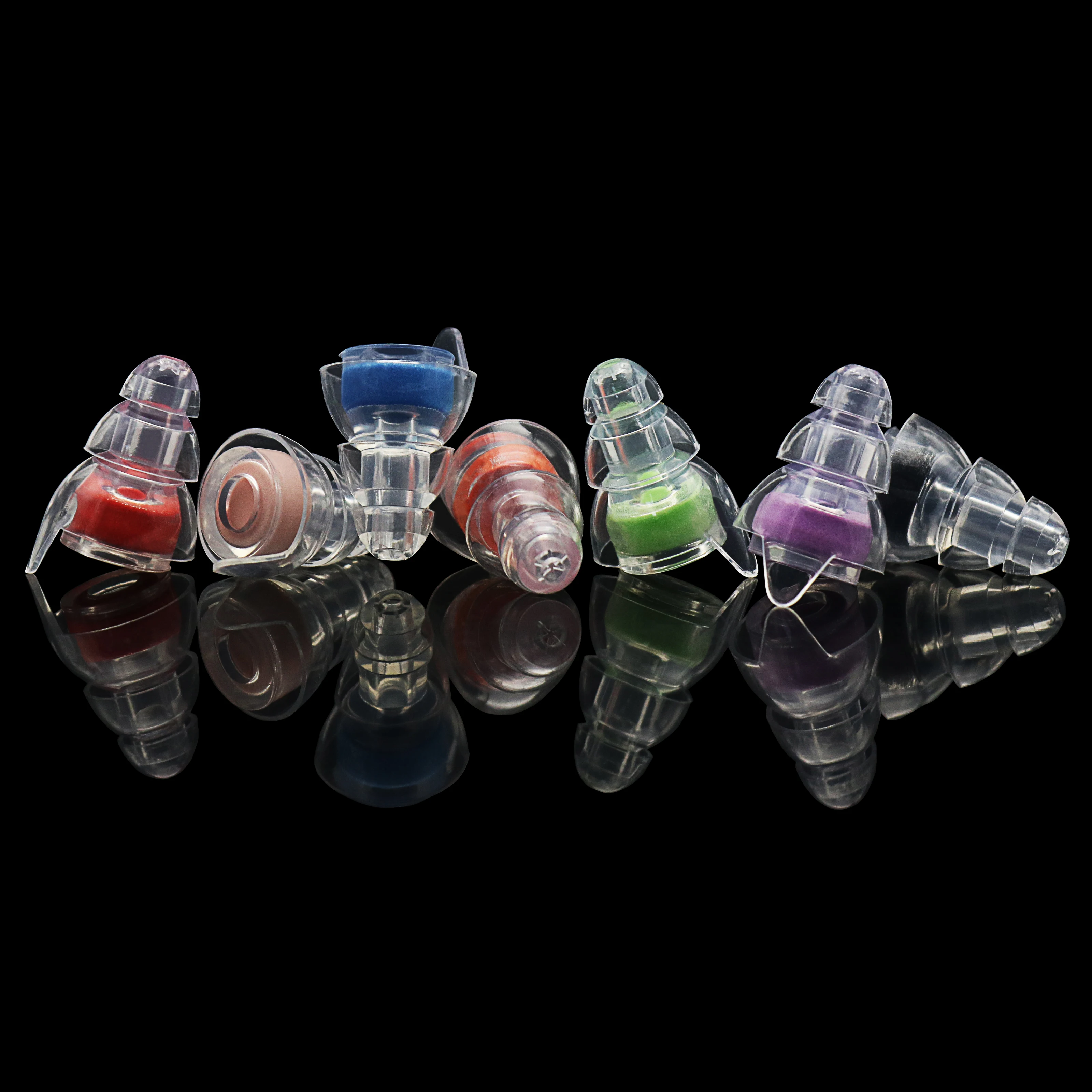 Liquid Silicone+Memory Foam Triple Layer Noise Cancelling Hearing Protection Earbud For Noise Reduction Shooting Flying Sleeping