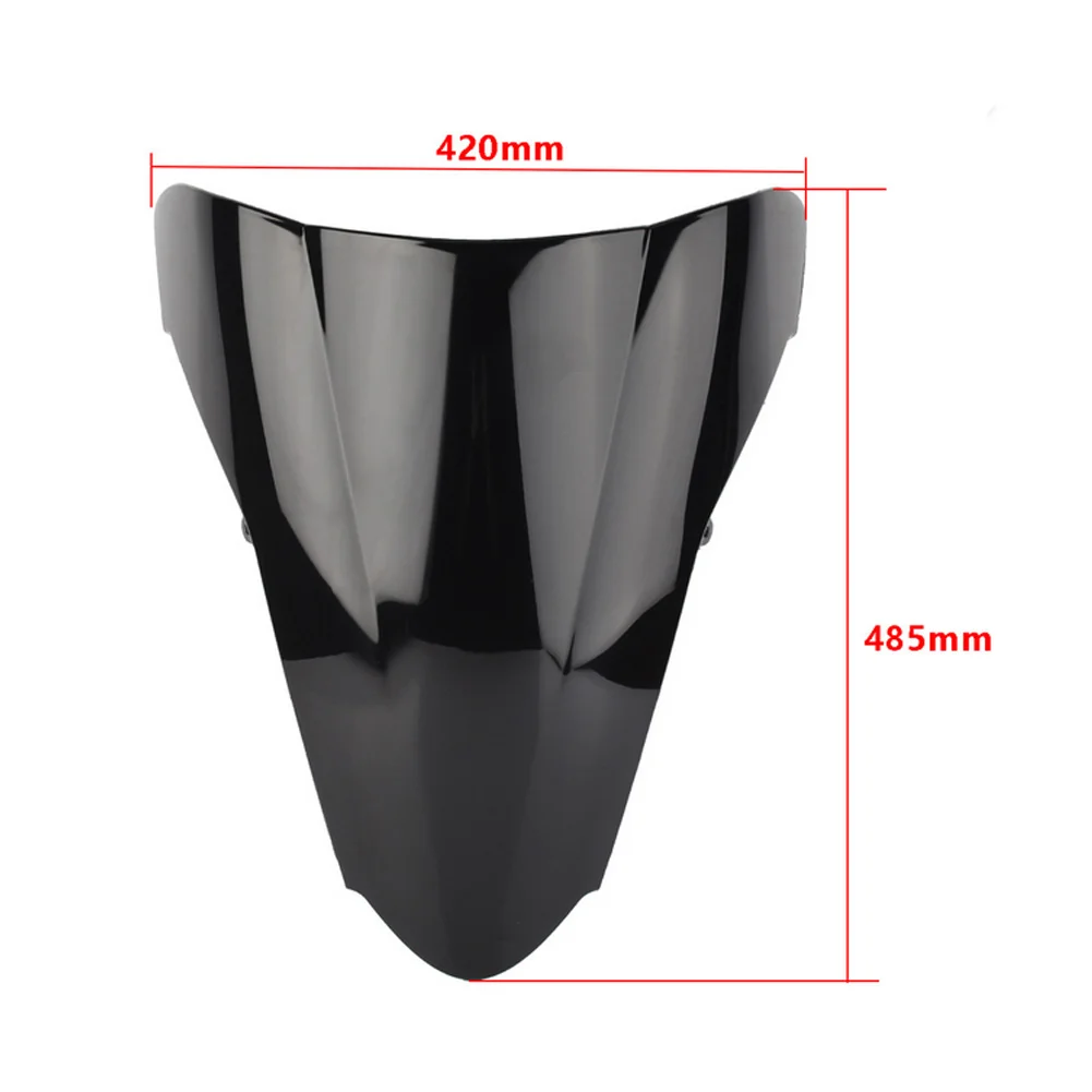 Motorcycle Double Bubble Windshield For Honda VFR800 VFR 800 2002-2012 WindScreen Accessories Fairing Deflector