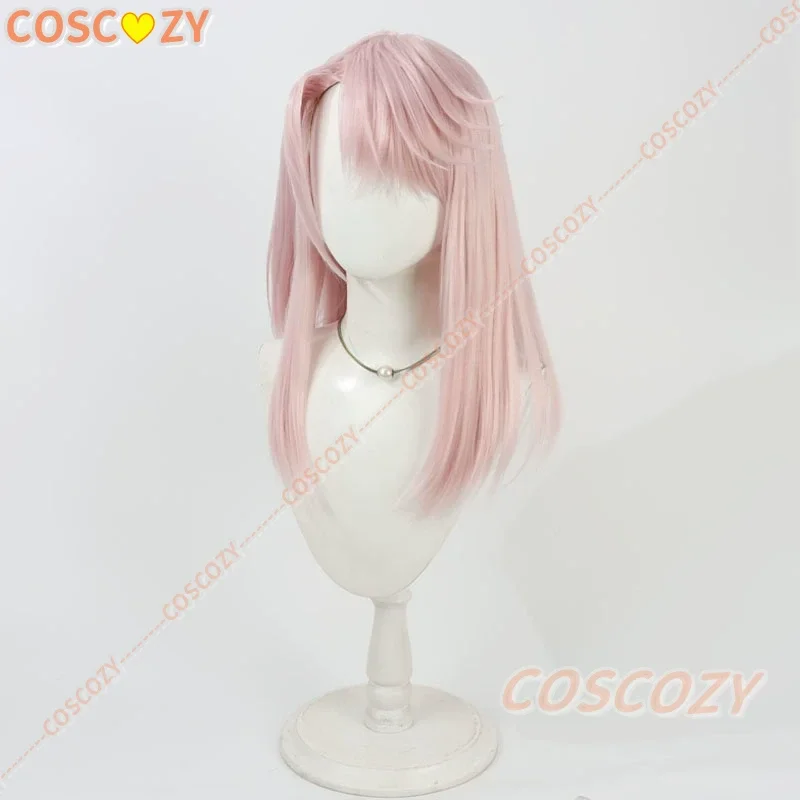 FGO Fate Pink Pigtail 50cm Heat Resistant Synthetic Hair Einzbern Cosplay Wig Role Play Halloween Party Carnival + Free Wig Cap
