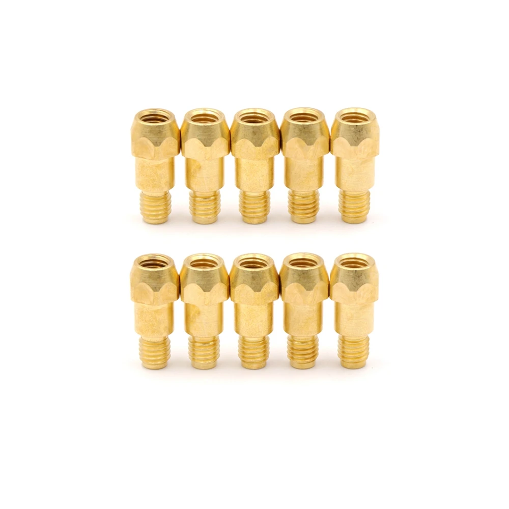 10PCS 36KD MB36 Mig Welding Torch Consumables M8 Thread Contact Tip Holder 142.0020 Gas Nozzle Holder