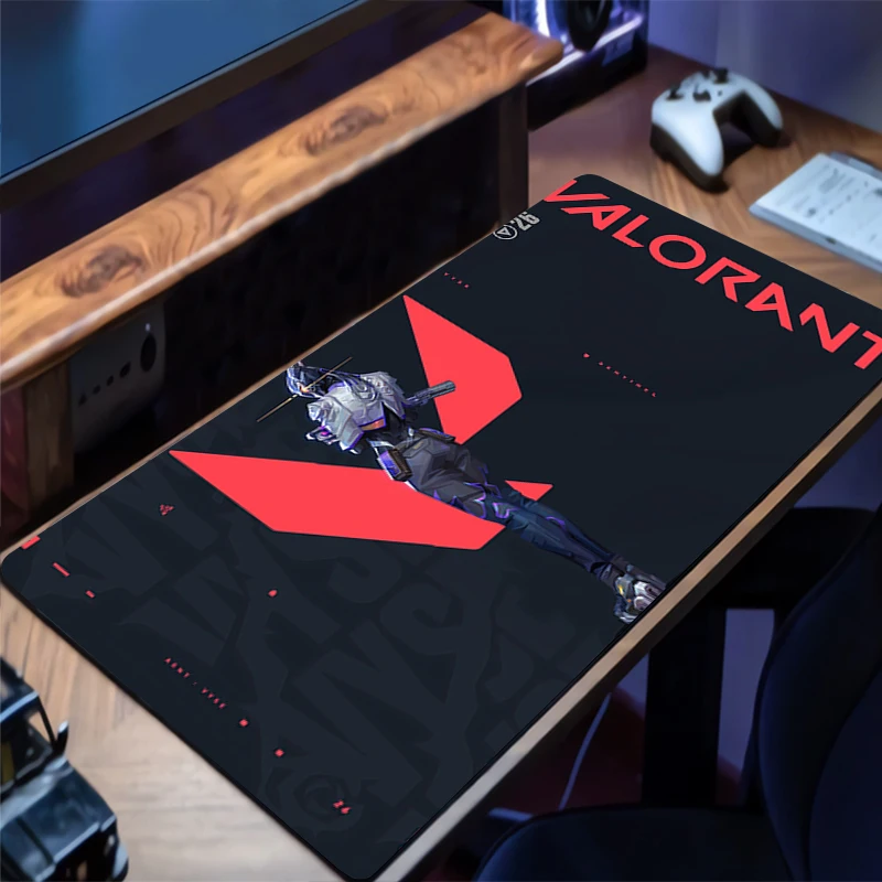 

Mouse Pad V-valorant Mousepad Computer Keyboard Pad Mouse Mat Personality-Filled Gamer Soft Office Carpet Table Mat Desktop Mat