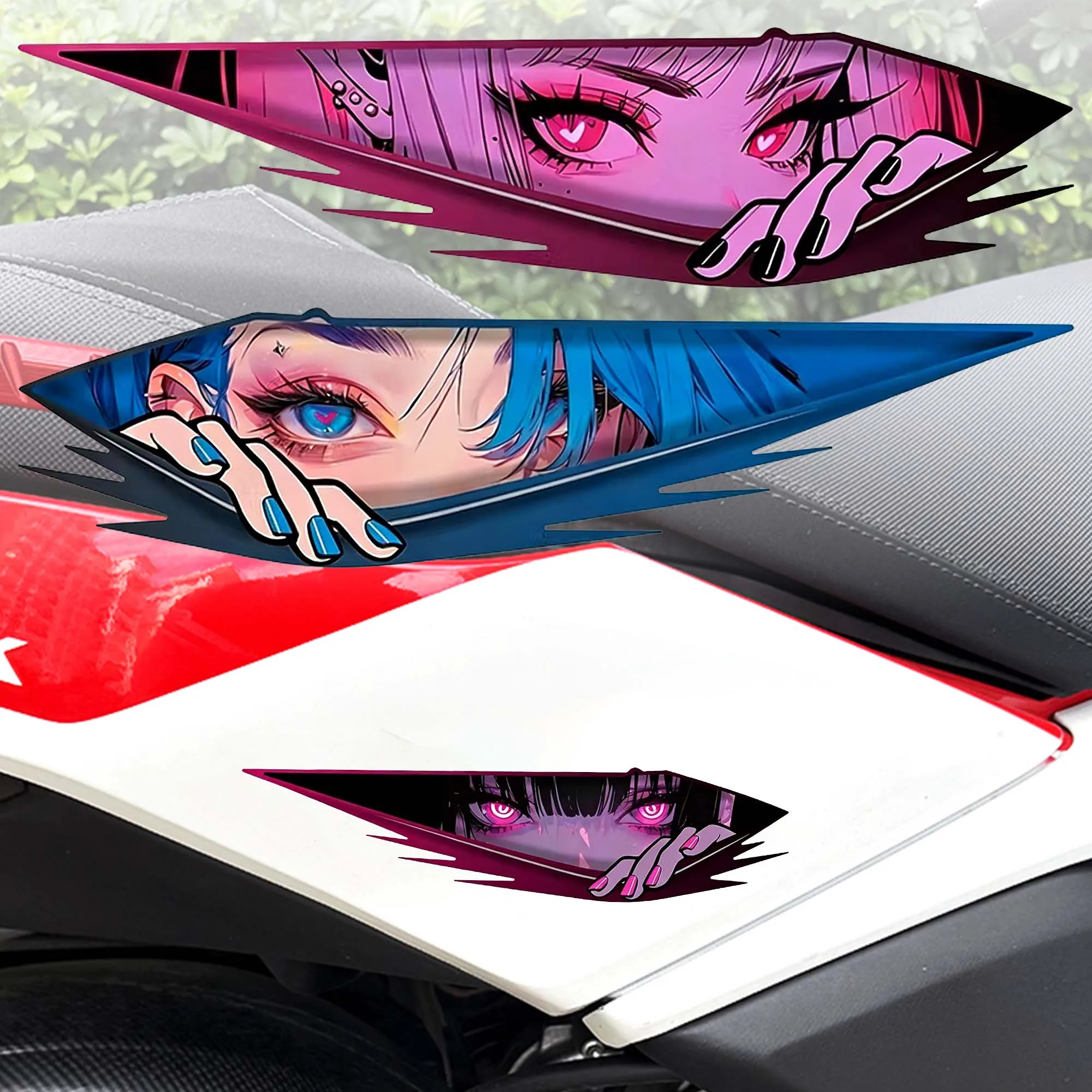

Anime JDM Motorcycle Stickers Waterproof for DIY Fuel Tank Front Fairing Bicycle Top Tube Car Window Cover Scratch Vinyl Decals