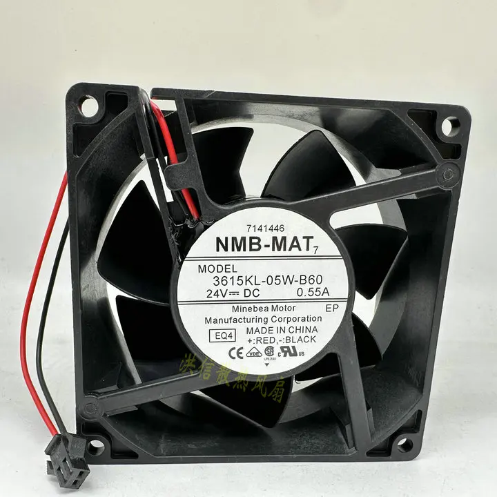nmb-mat-3615kl-05w-b60-dc-24v-055a-90x90x38mm-2線式冷却ファン