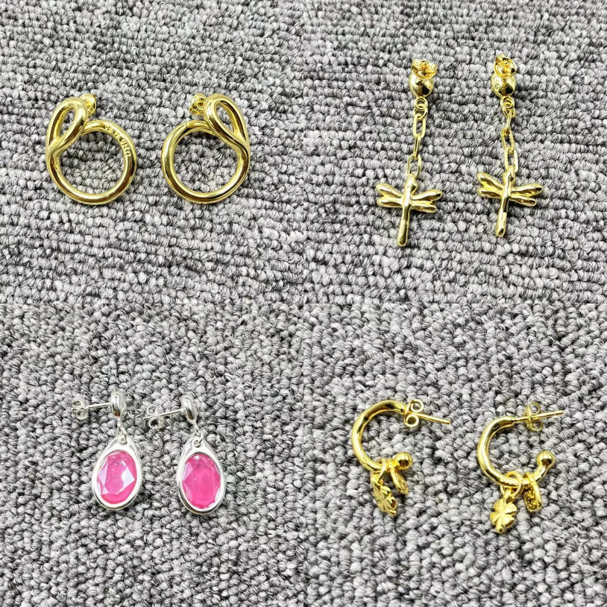 

2025 European and American Summer Hot Sales Uno Fashion Versatile Earrings Women's Fashion Accessories Gifts