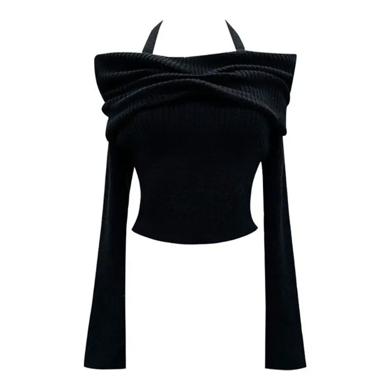 

Свитера, джемперы, пуловеры, женская красная осенняя одежда для женщин, многослойный стиль, сексуальные Y2K Lady OL, профессиональная деловая встреча