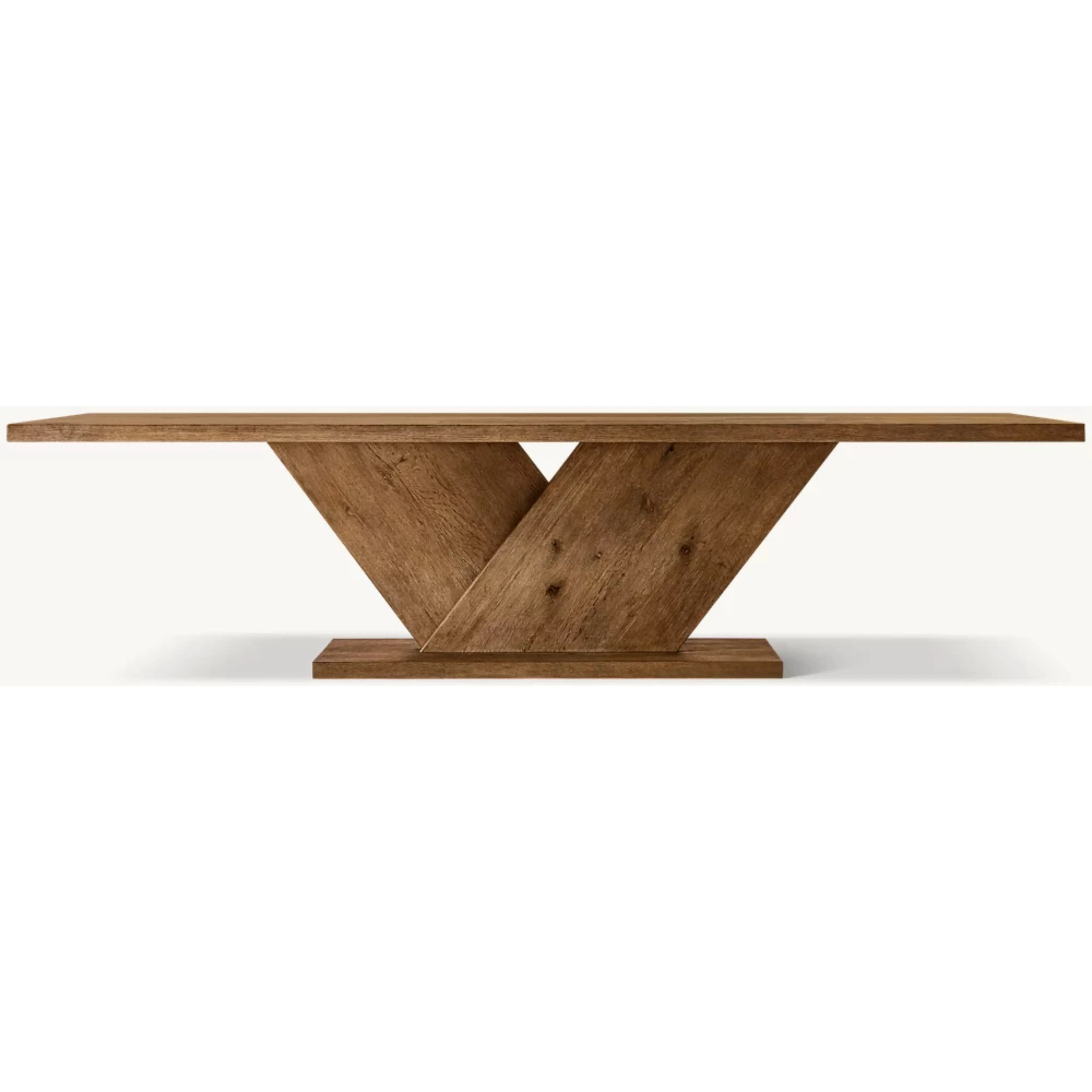 American tea table rectangular dining table villa negotiation table French retro black table household long table