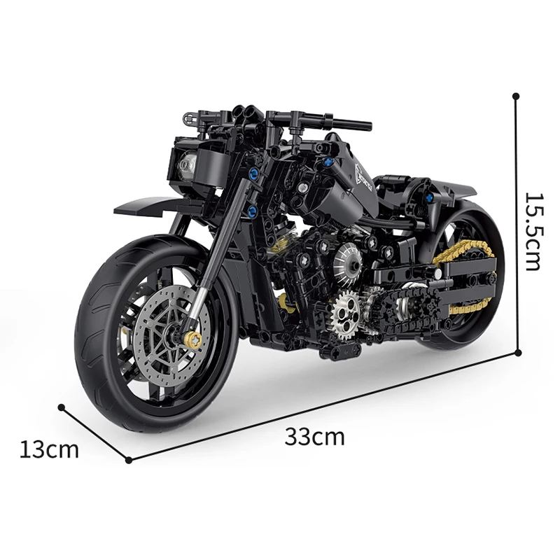مجموعة مكعبات بناء تقنية لدراجات السباق النارية ، مجموعة موديلات للدراجات النارية الفائقة ، طوب MOC ، ألعاب مجمعة للبالغين والأطفال ، هدايا للأولاد ،!