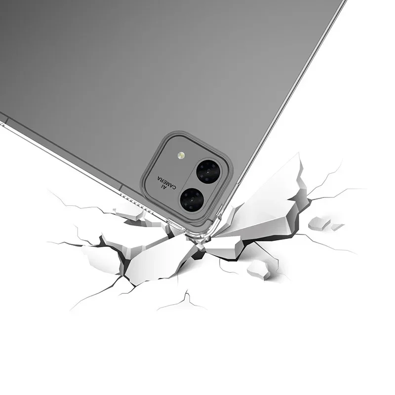 Transparent TPU Case For Teclast T70 Pro 14 Inch 2026, Thickened Airbag Silicone Soft Cover Protective Tablet Funda