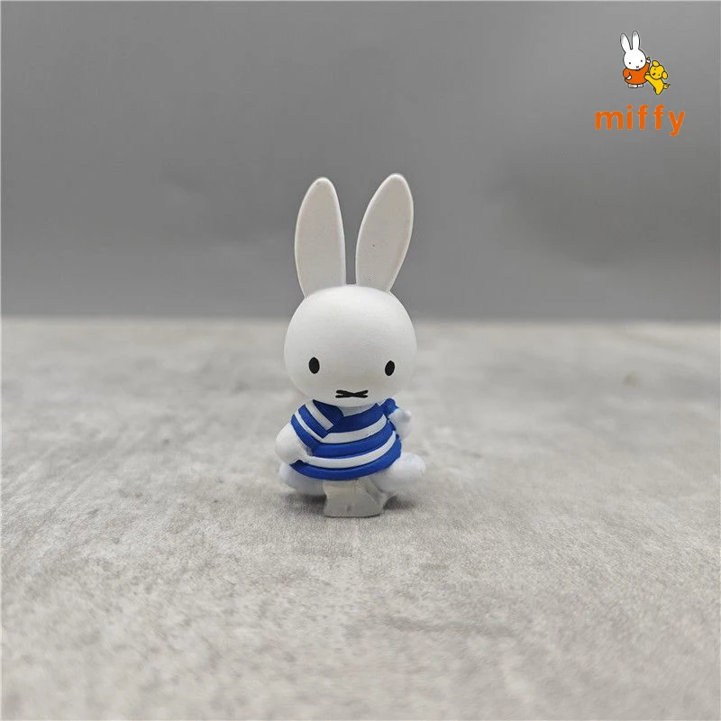 Figurines Miffy Kawaii, série familiale créative, ornements de bureau, dessin animé, figurine d'action Dopamine, accessoires Anime, cadeau parfait
