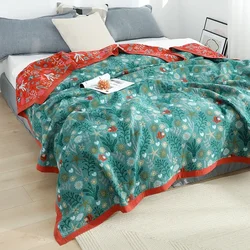 New Japanese throw blanket for beds cotton gauze boho decor sofa towel summer cool quilt kawaii blanket Leisure bedspread sheets