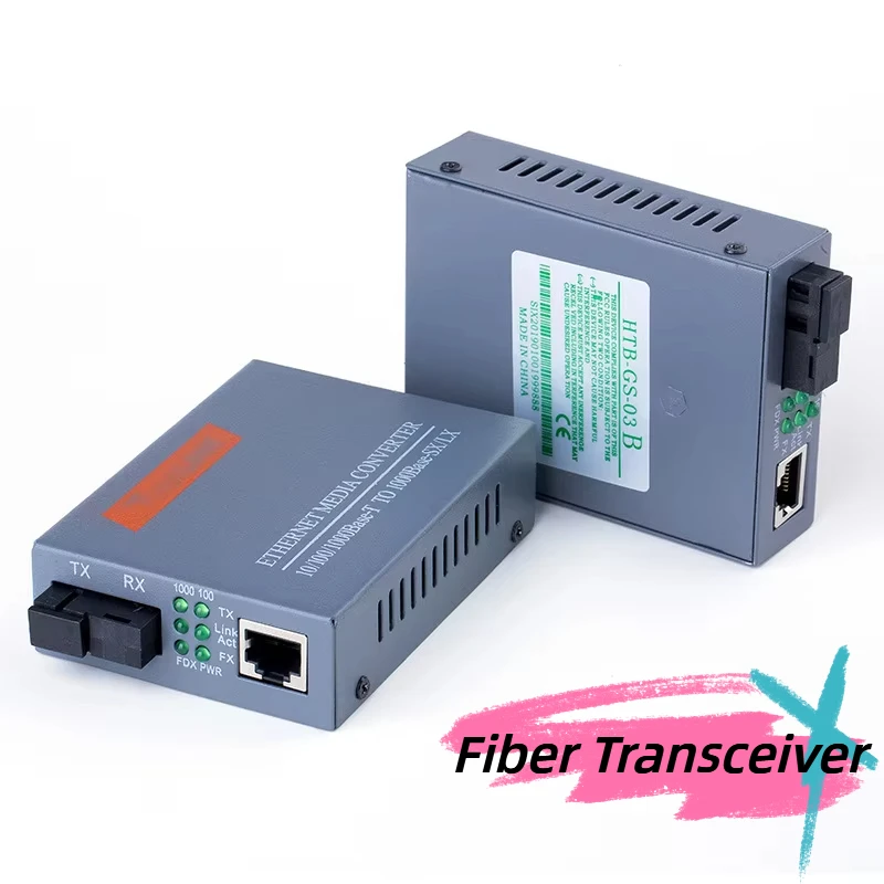 

Fiber Transceiver Media Converter HTB-GS-03 Optical Fiber Single Fiber Converter Sc 10/100m Single Mode Single Fiber 1pair