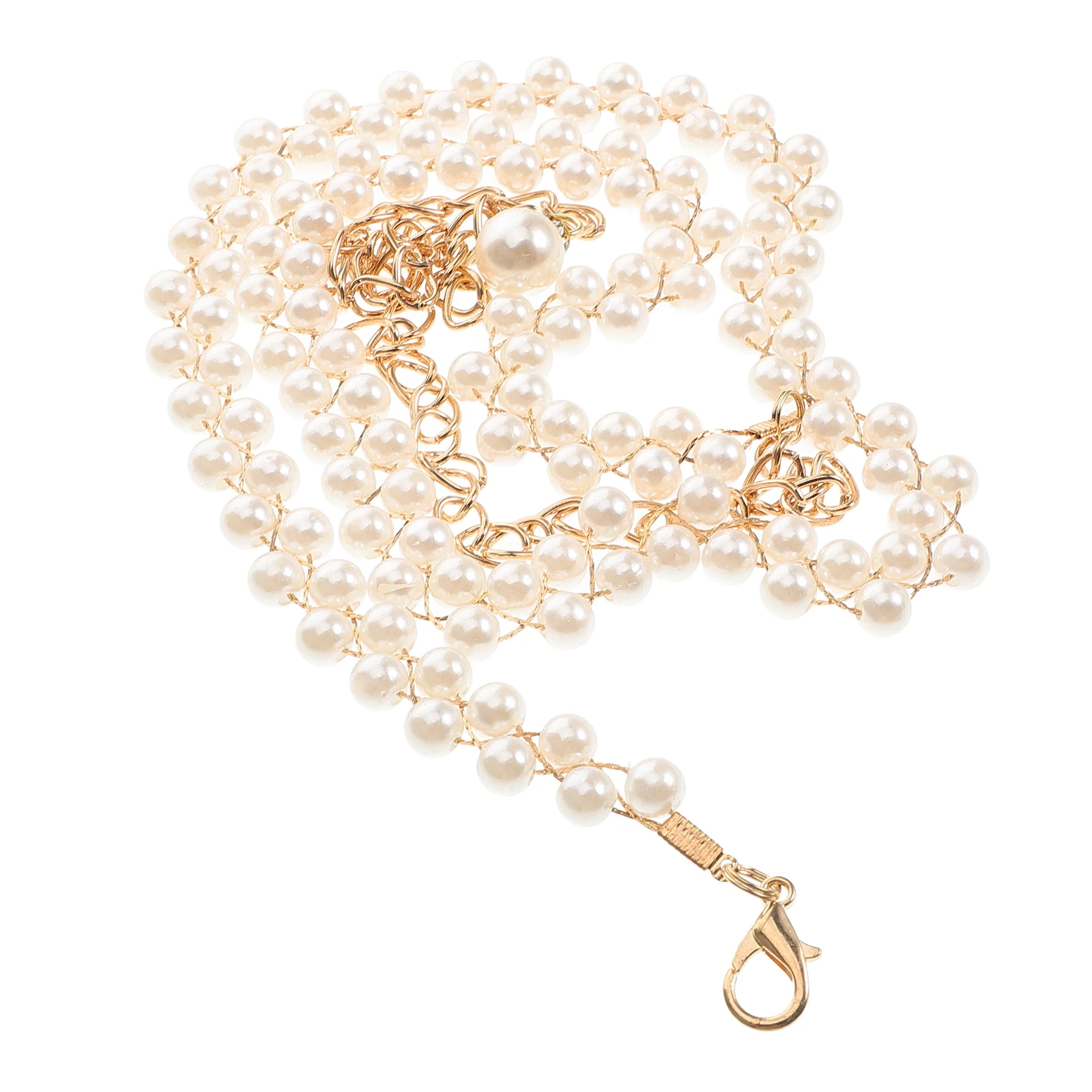 

Pearl Belly for Adjustable Faux Pearl Belts Body Chains For Women Body Jewelry Waist Waist Belts For Women Accessories