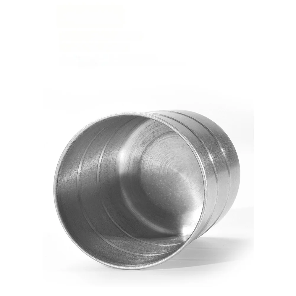 1pc Stainless Steel Coffee Bean Canister Airtight Sealed Jar Snow Finish Storage Container For Kitchen Food Fresh Keeping