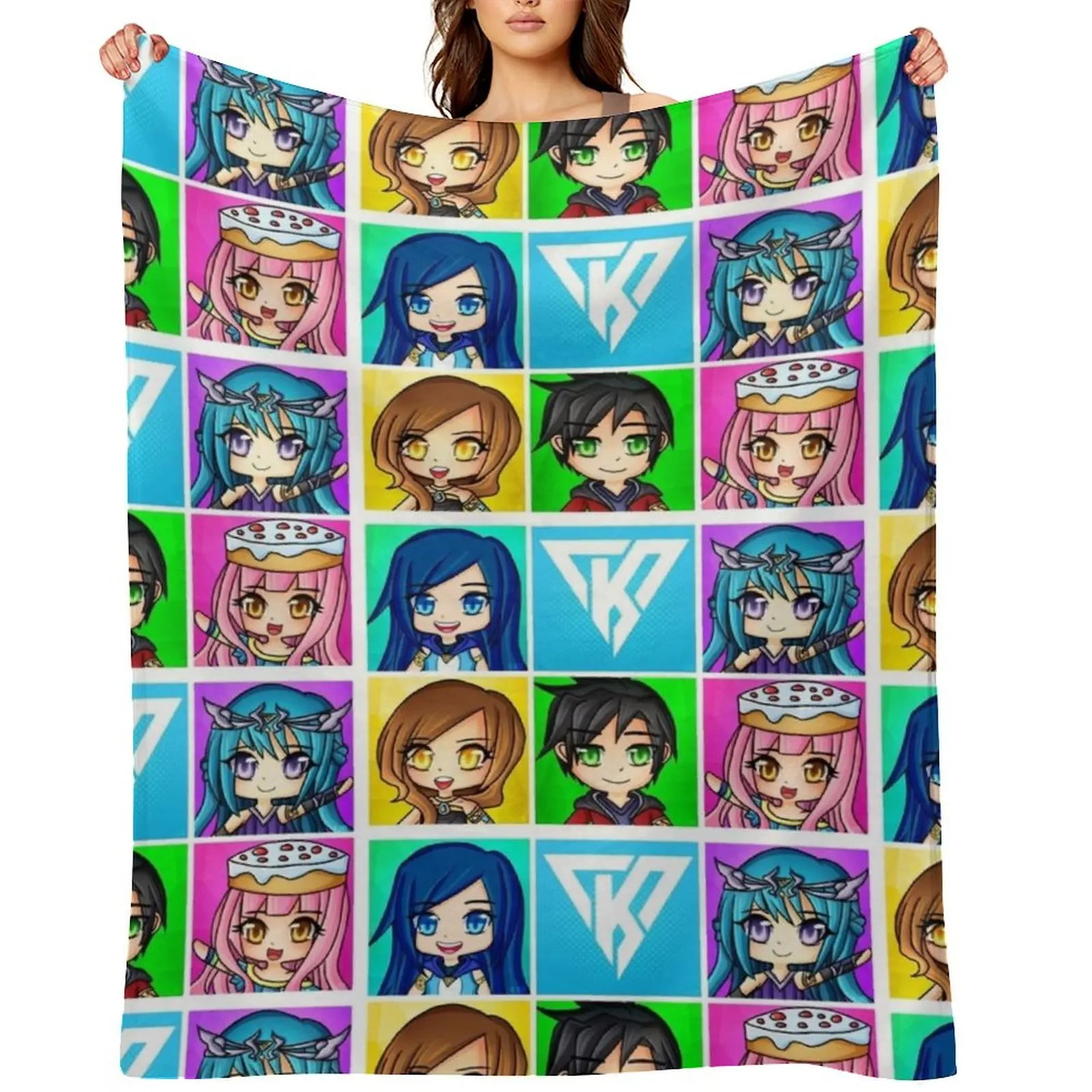 

Krew Collection Throw Blanket Cute Plaid Plaid for winter Bed covers Blankets