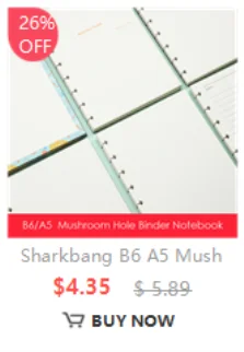 Sharkbang 5 Stück A5/A6/M5 PVC-Bindertaschen, PVC-Ticketaufkleber, Aufbewahrungstaschen, 6 Löcher, transparenter Organizer für Tagebücher – Detail 9