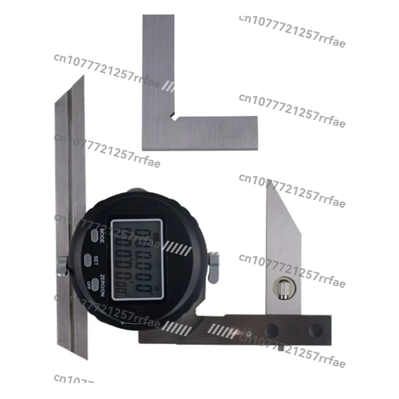 K digital display angle ruler 0~ stainless steel body, can function multi-angle ruler