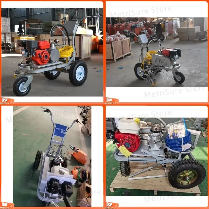 Hand Push Cold Spray Road Line Marking for Pavement Striping Equipment Traffic Road Marking Tool Line Painter