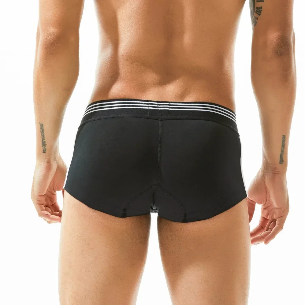 Seobean-stretch boxer for men, sexy underwear, low rise