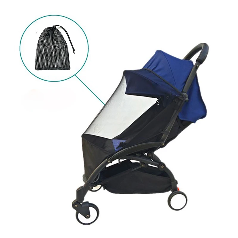 Baby Stroller Accessories Mosquito Net For Babytime/YO With Foot Pocket 1:1 Material High Quality Infants Summer Mesh