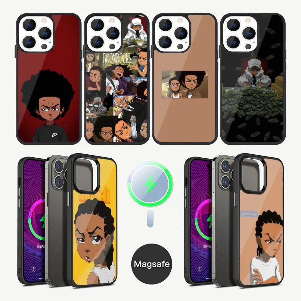 

The B-Boondocks Phone Case For iPhone 16,15,14,13,12,11,Plus,Pro,Max Mini Magsafe Magnetic Wireless Charging