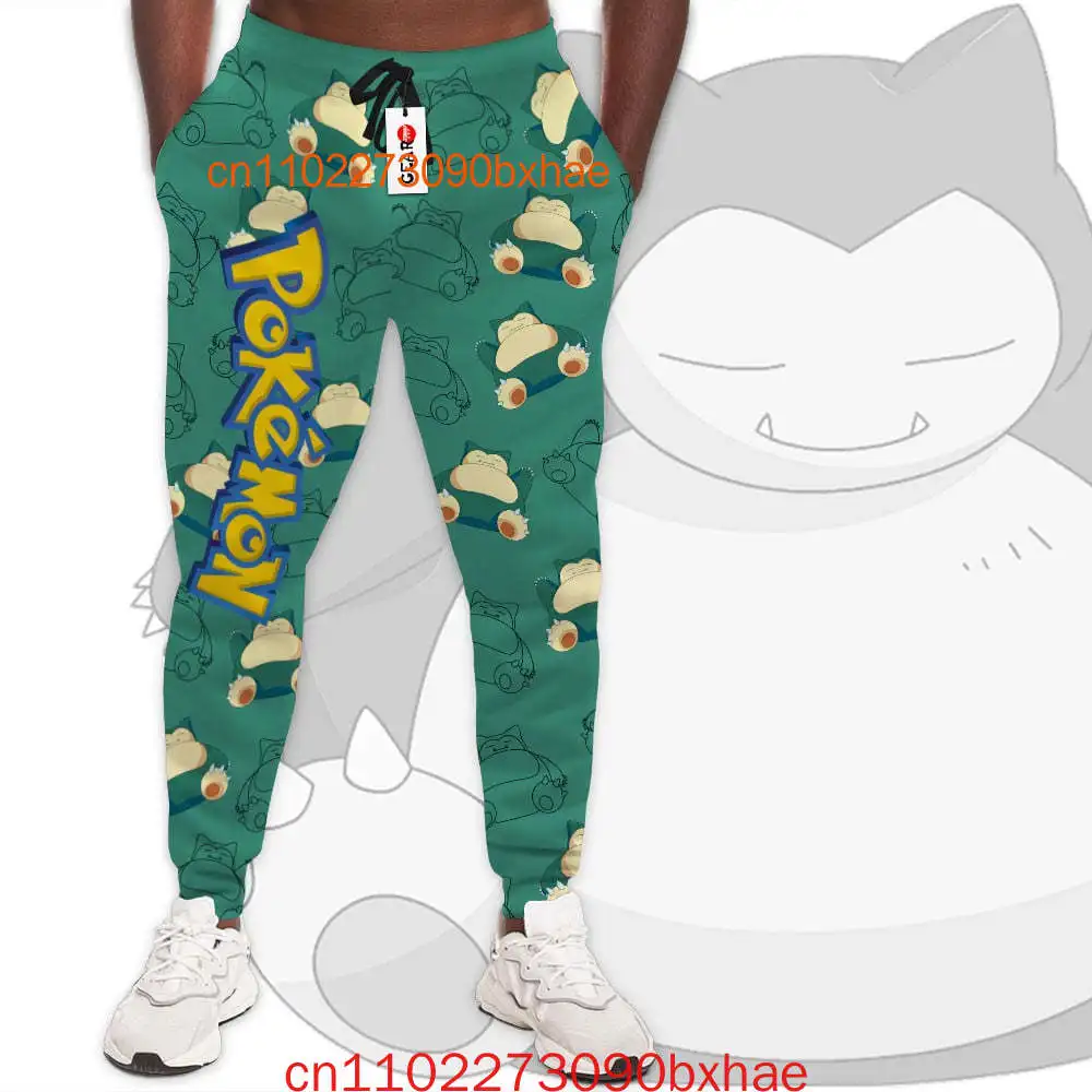 

Новинка 2025, Snorlax, аниме, периферийные свободные спортивные брюки, мужские и женские беговые брюки в стиле хип-хоп