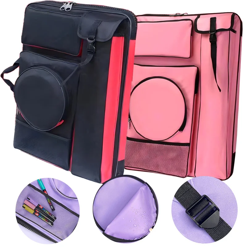 4K Art Painting Bag Multi-functional Backpack Waterproof Large Capacity Painting Tools Storage Outdoor Sketching Travel Creation