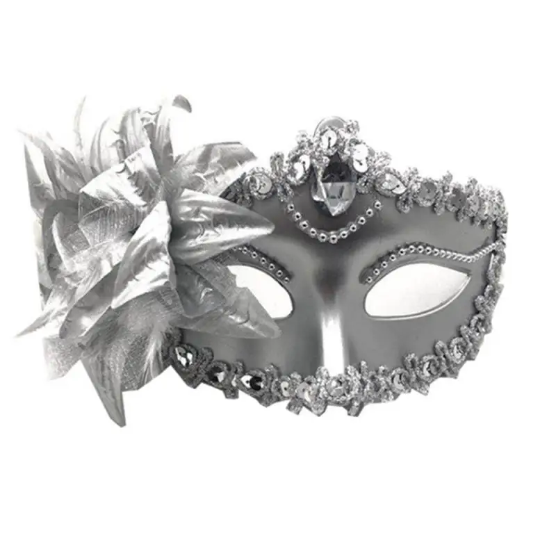 Masquerade Mask Perfect Party Unique Masquerade Light Luxury Silver Dazzling Venetian Masks Princess Inspired Masks Party Mask