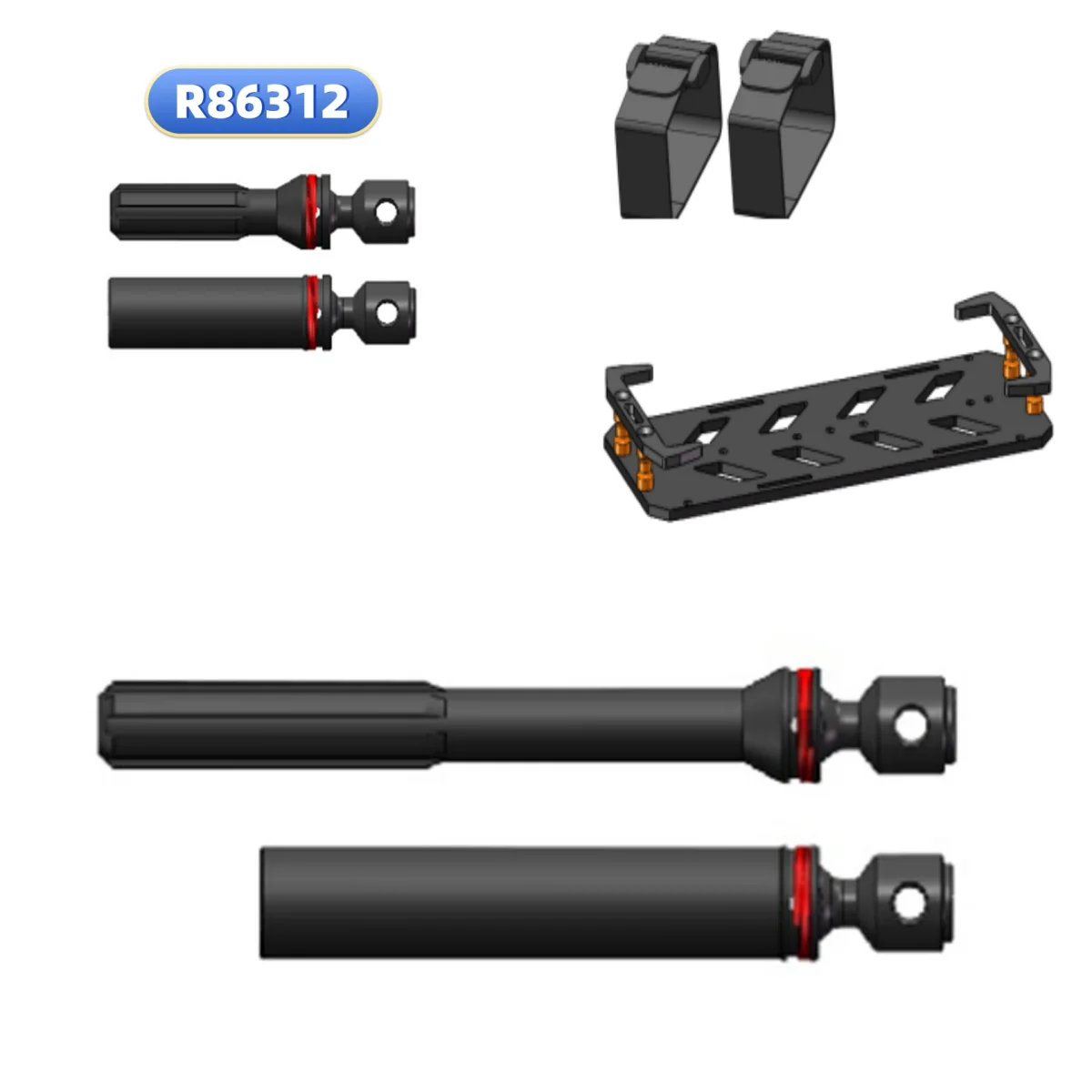 RGT Original Spare Parts R86311 R86312 R86148 For EX86120 EX86181 CRUSHER 1/10 RC Remote Control Car Professional Crawler 2.4G