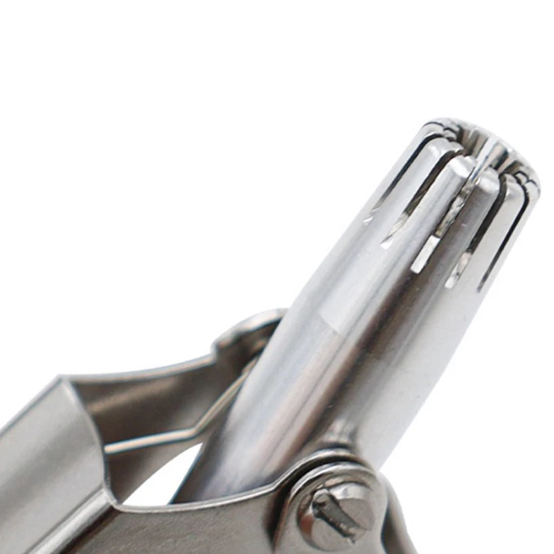 1Pc Nose Trimmer for Men Portable Stainless Steel Manual Trimmer for Shaver Washable Nose Ear Hair Trimmer Professional Scissors