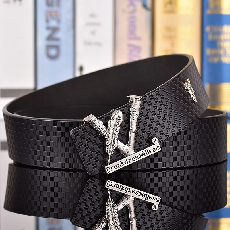 2025 جديد الرجال تطول حزام موضة البقرة حزام الشهيرة مصمم مشبك رئيس حزام استانلس ستيل مشبك 3.8 سنتيمتر العالمي الحرة