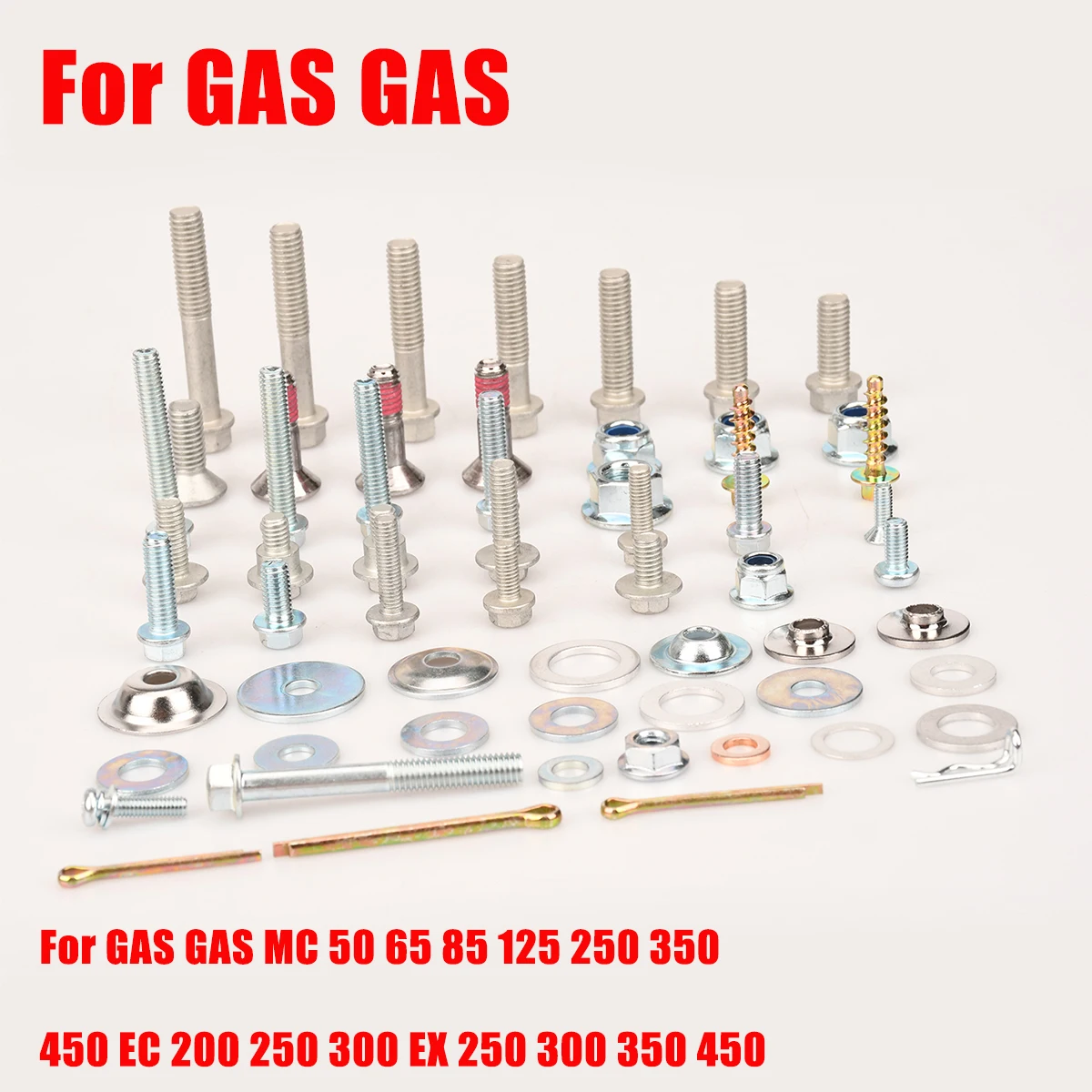 

Motorcycles Fairing Fender Screw Bolt Kit Set For GAS GAS MC 50 65 85 125 250 350 450 EC 200 250 300 EX 250 300 350 450